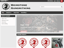 Tablet Screenshot of brimstonegunsmithing.com